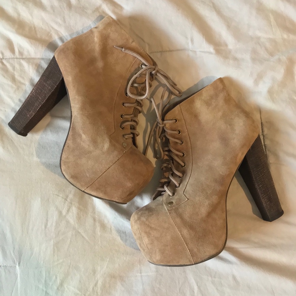 Jeffrey Campbell Suede Lita Boots